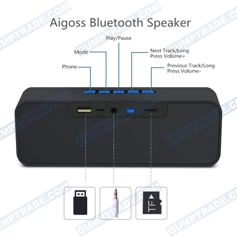 Bluetooth Lautsprecher Musik box Stereo Wireless Subwoofer ...