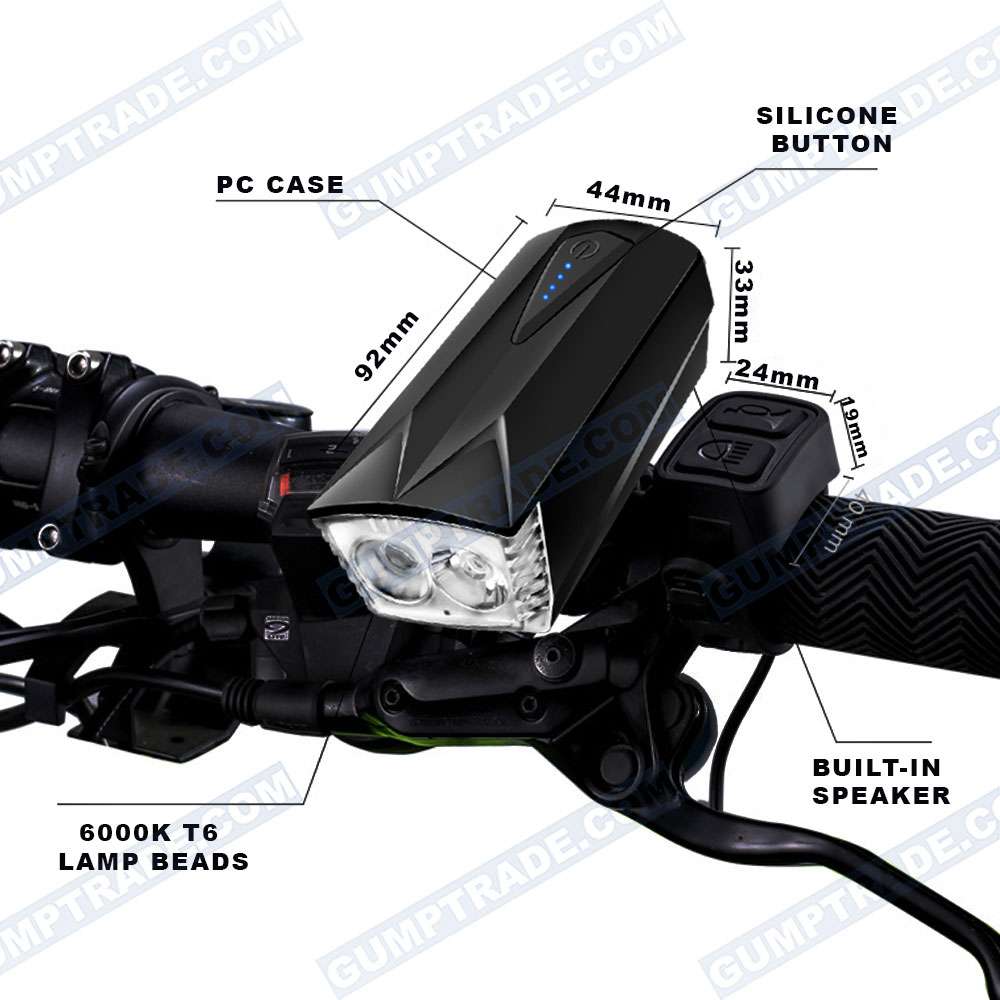 LED Fahrrad Licht Fahrad Scheinwerfer Fahrradlampe