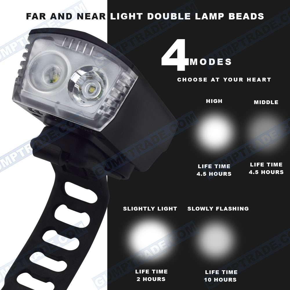 Fahrradlicht Vorderlicht USB Smart Sensor LED-Frontscheinwerfer Wasserdicht  *